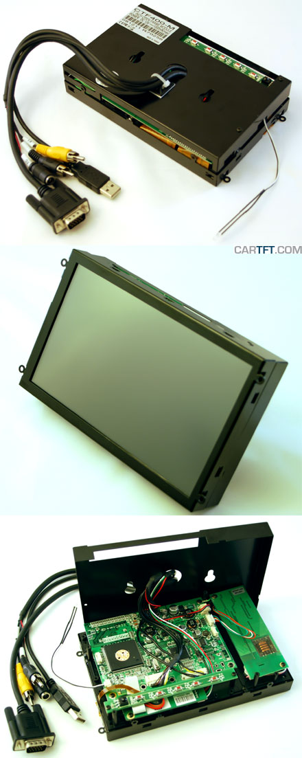 CTF400<b>-ML</b> - VGA 7" TFT - Touchscreen USB - Video - <b>OPEN-FRAME (LED Backlight)</b> <b>[SPECIAL]</b>