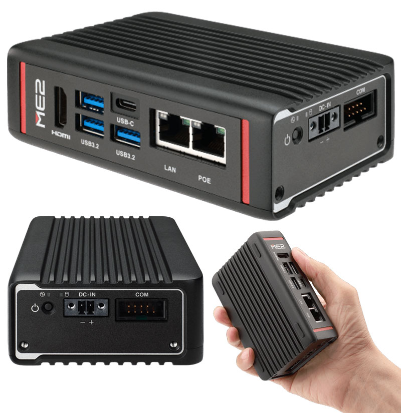 Mitac ME2-10TWT-N355-16GB (Intel N335, 16GB RAM, 2x LAN, 4x USB, TPM) <b>[FANLESS]</b>